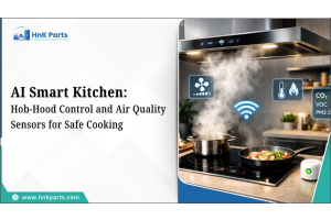 AI Smart Kitchen: Hob-Hood Control and Air Quality Sensors for Safe Cooking_HnK Parts