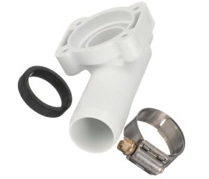 Whirlpool 206638 Washing Machine Siphon Break With Seal & Clam