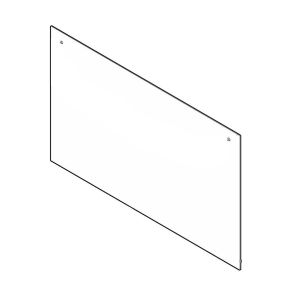 Electrolux 808609202 Range Door Glass Assembly