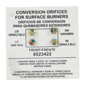 Whirlpool W11234415 Range Orifice Spud