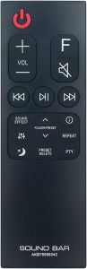LG AKB75595342 Soundbar Remote Controller