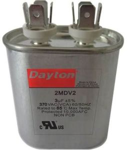 Packard POCD303A Oval Capacitor Titan HD 30+3 MFD 370V 