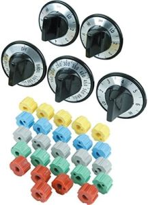 Supco RK103 Electric Stove Knob Kit 5-Piece