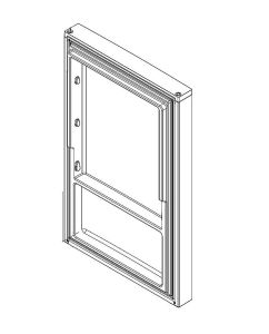 Whirlpool W11374238 Refrigerator Door-Fip