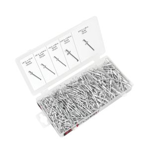 Wilmar Industries W5228 Range Rivet Assortment Set 500-Piece