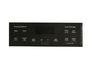 GE WB07X26740 Range Faceplate Graphics Gray