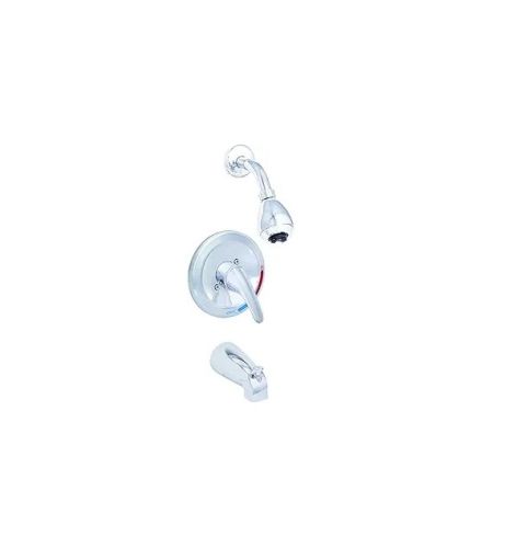 EZ-FLO 10066 Tub And Shower Set W/Ceramic Disc Cartridge & Pressure Balance Valve 