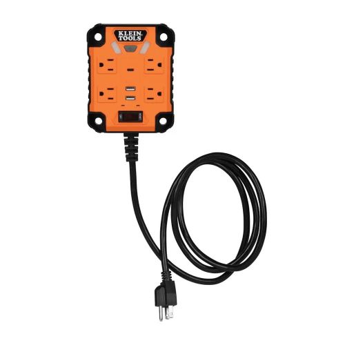 Vaco/Klein Tools 29601 PowerBox 1 Magnetic Mounted Power Strip W/Integrated LED Lights