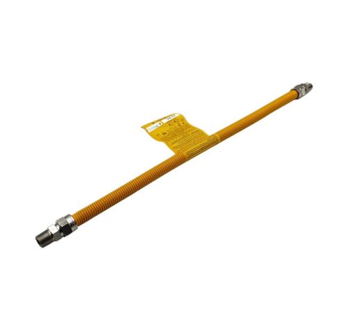 USD Products 303-3131-48 Gas Connector Yellow Coated 1/2" X 48" Male SS 300 Series