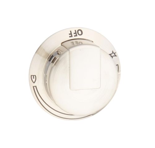 Frigidaire 318905202 Range Burner Knob Stainless Steel