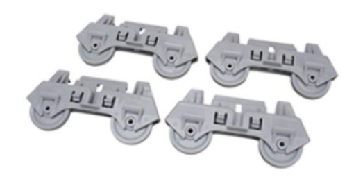 Whirlpool 4317933 Dishwashers Lower Rack Roller Kit (4 Pack)