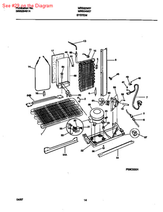 Frigidaire 5303917933 Refrigerator Compressor