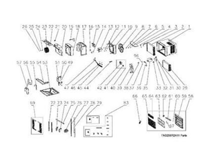 Frigidaire 5304467469 Air Conditioner Control Panel Assembly