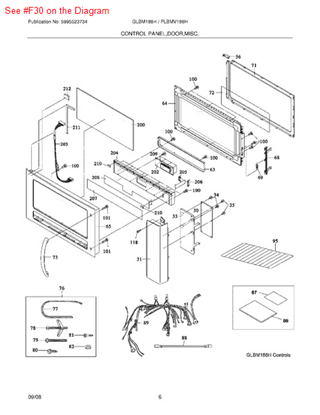 Frigidaire 5304468922 Microwave Oven Control Board