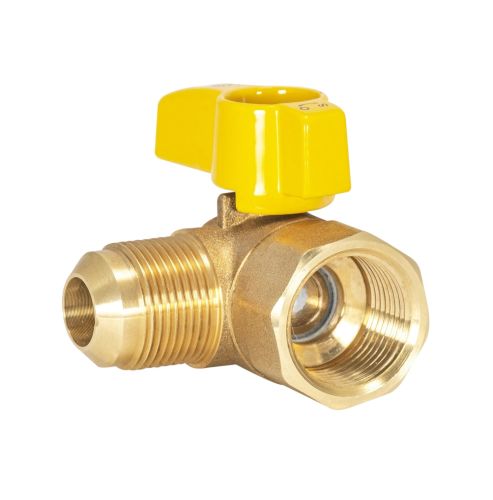 EZ-FLO 60029 Gas Connector Valve Angle 15⁄16" FLR × 3⁄4" FIP