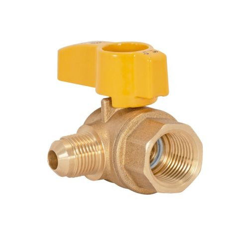 EZ-FLO 60032 Angle Type Gas Valve 3/8" FLR X 1/2" FIP