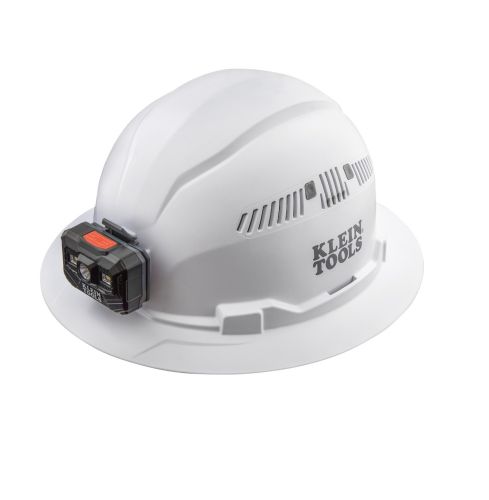 Vaco/Klein Tools 60407RL Hard Hat W/Rechargeable Head Lamp, Vented