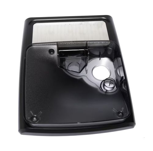 Saeco 642001002727 Espresso Machine Upper Casing Cover Assembly SS/BA-BLK OMP2/T