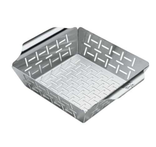 Weber 6481 Small Deluxe Grilling Basket Stainless Steel