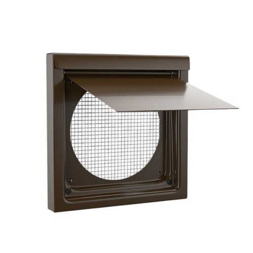 Inovate 6WVB 6" Flush Wall Vent Metal Brown