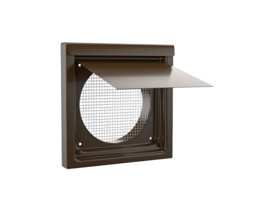 Inovate 6WVB-NC 6" No Collar Wall Vent Brown