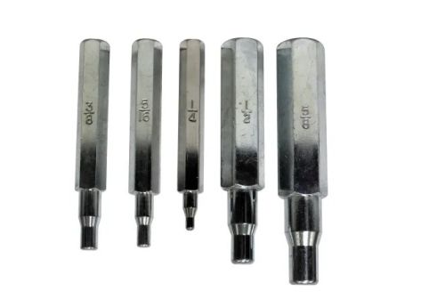 Mastercool 70048 Swaging Punches 1/4" Set Of 5 