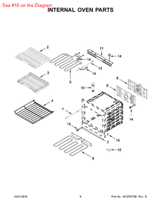 Whirlpool 7408P088-60 Range Probe Meat