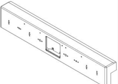 Frigidaire 809103501 Range Stainless Steel Control Panel