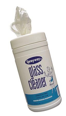 GLASS CLEANER WIPES (40) For SPRAYWAY INC. Part# 933
