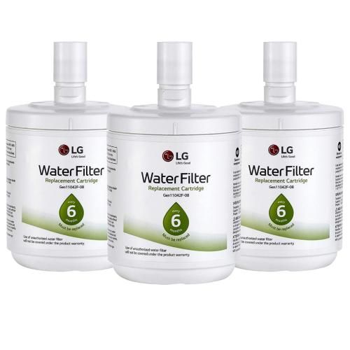 LG ADQ72910912 Refrigerator Water Filter 3-Pack LT500P3 