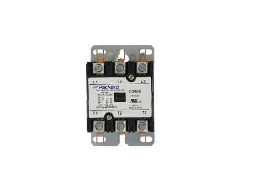 Packard C340B 3-Pole Contactor 120V 40A
