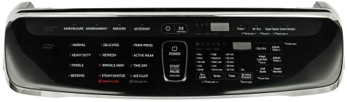 Samsung DC97-20007B Dryer Control Panel Semi-Assembly