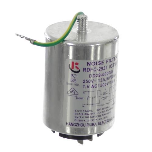 Samsung DD29-00008A Dishwasher EMI Filter 15MHz 53x70 12A AC 250V