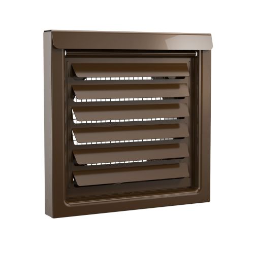 Inovate FRV6B Dryer 6" Flush Metal Wall Vent Brown