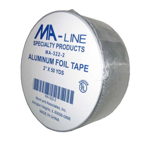 Monti and Associates Inc MA-322-3 Aluminum Foil Duct Tape 3"X50 YDS