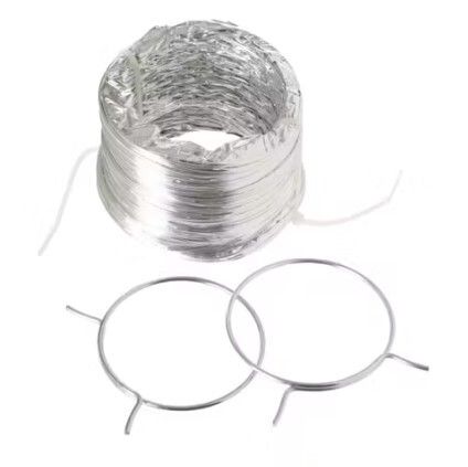General Electric PM8X73 Dryer Super Flexible Foil Transition Duct W/ 2-Clamps