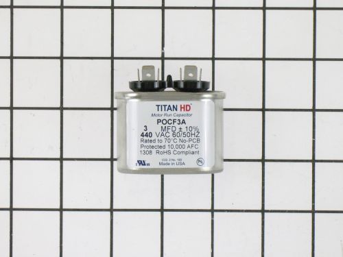 Packard POCF3A 3 Microfarad 440/370 Volts Oval Run Capacitor