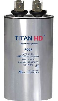 Packard POCF55A 55 Microfarad 440/370 Volts Oval Run Capacitor