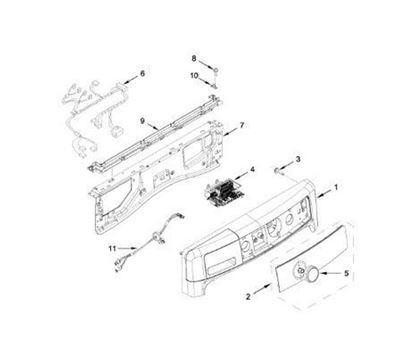 Whirlpool W10774408 Washer or Dryer Console