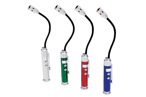 Wilmar Industries W2380 Flexible LED Flashlight W/ Laser
