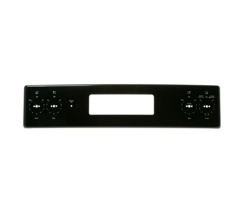 General Electric WB07X37427 Range Control Panel Black Trim & Bracket