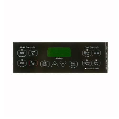 General Electric WB27T11005 Range Faceplate Graphics Black