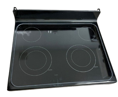 General Electric WB62X26649 Range Top Glass Assembly Black