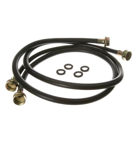 GE WH41X10207 Washer 4'' Rubber Inlet Hose Pack-2