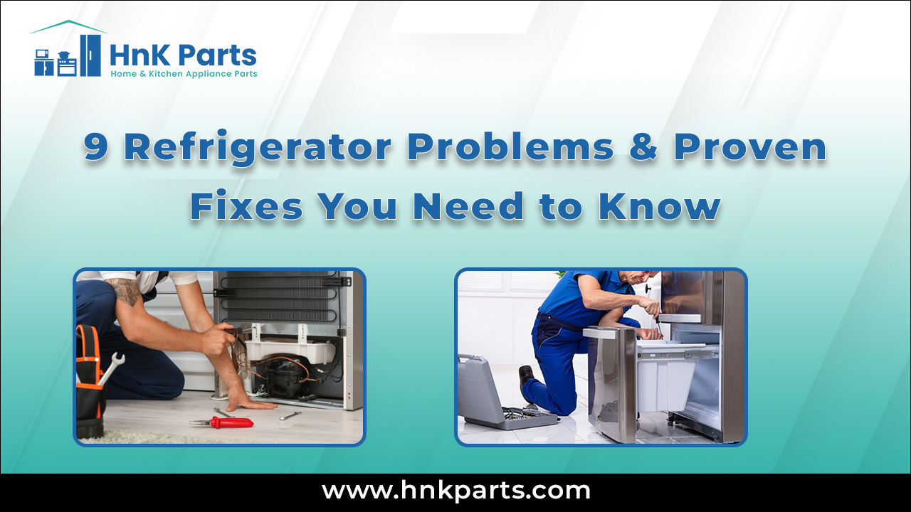 9 Refrigerator Problems & Proven Fixes You Need to Know_HnK Parts