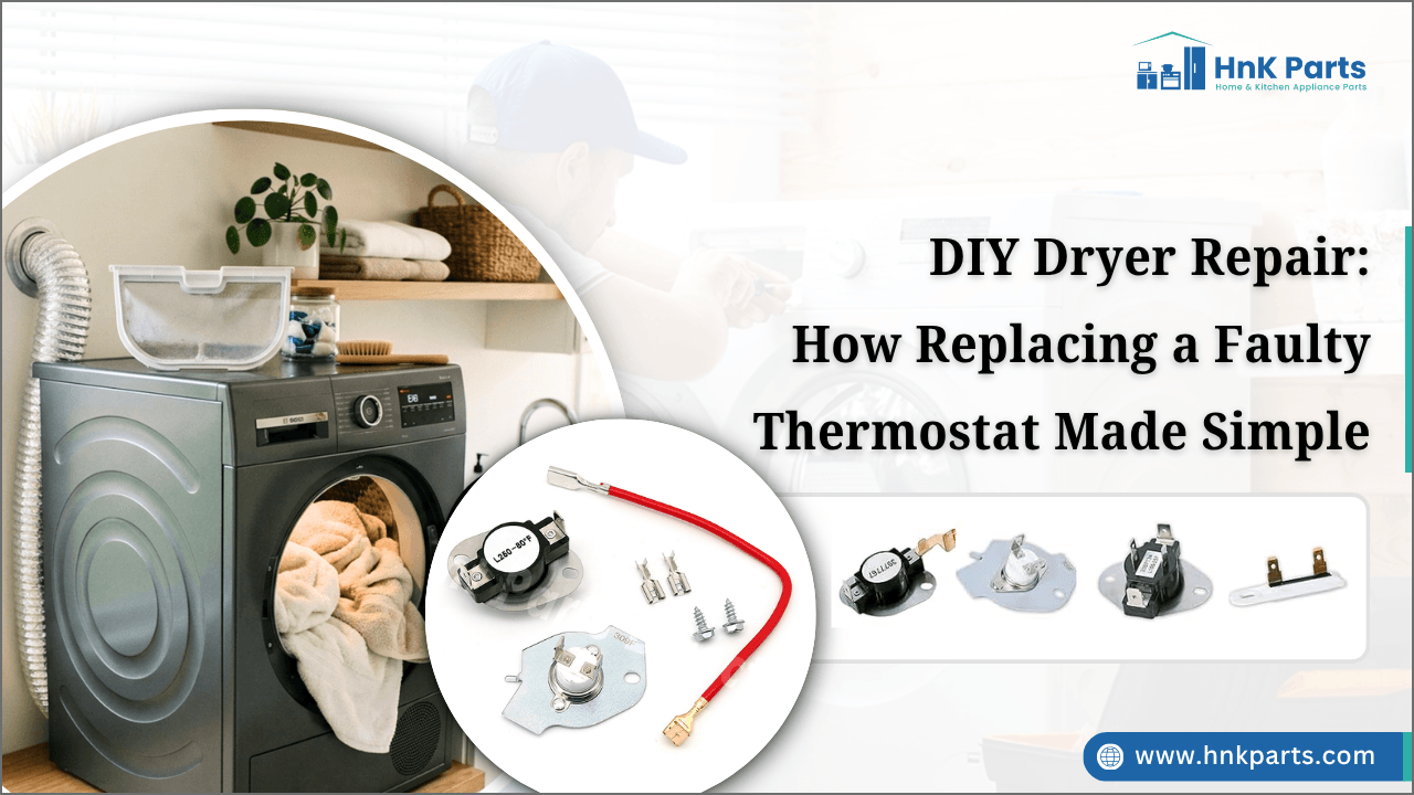 DIY Dryer Repair: How Replacing a Faulty Thermostat Made Simple-HnK Parts