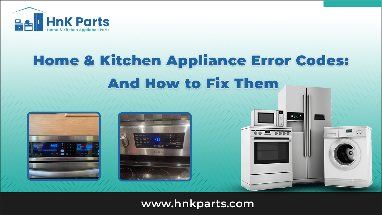 Home & Kitchen Appliance Error Codes: and How to Fix Them_HnKParts