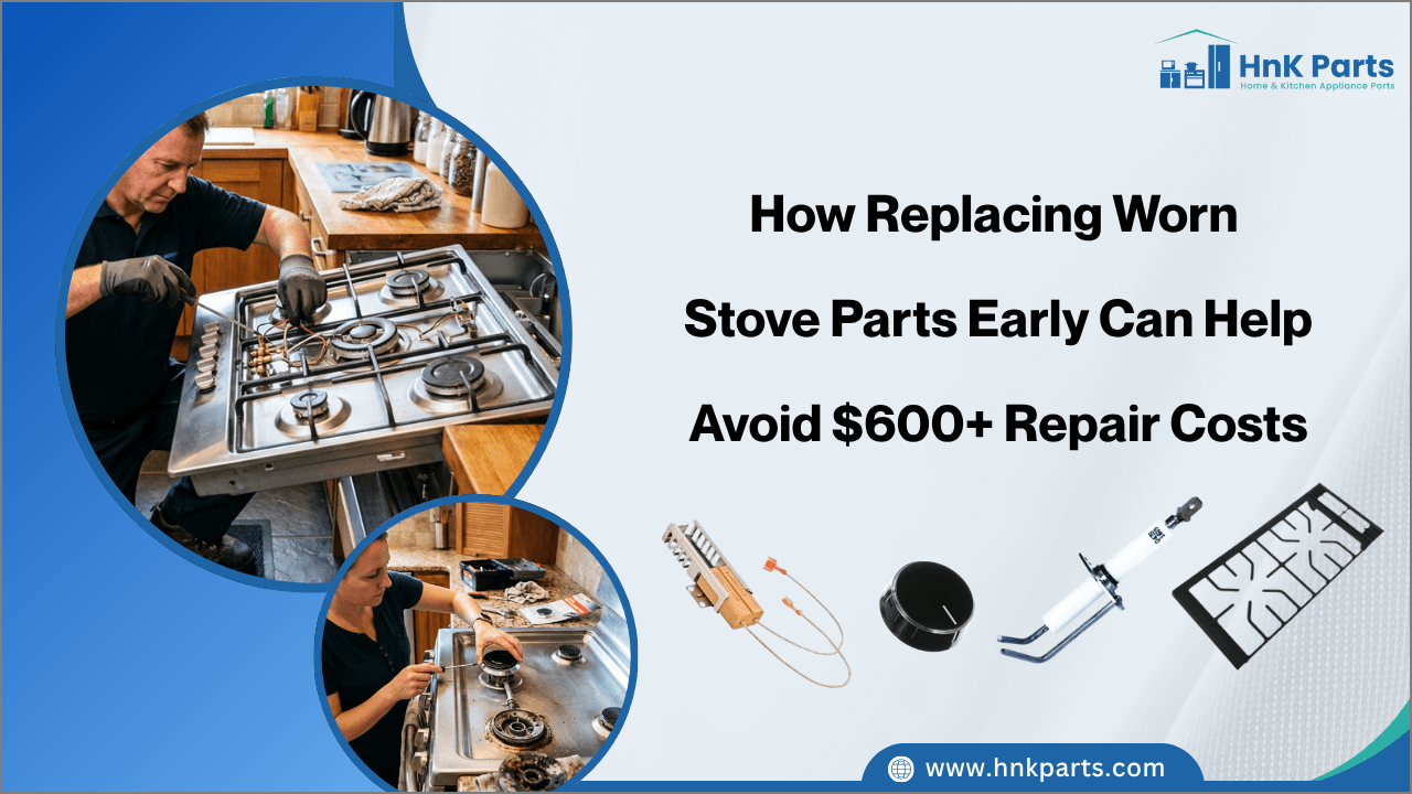 How Replacing Worn Stove Parts Early Can Help You Avoid $600+ Repair Costs-HnK Parts