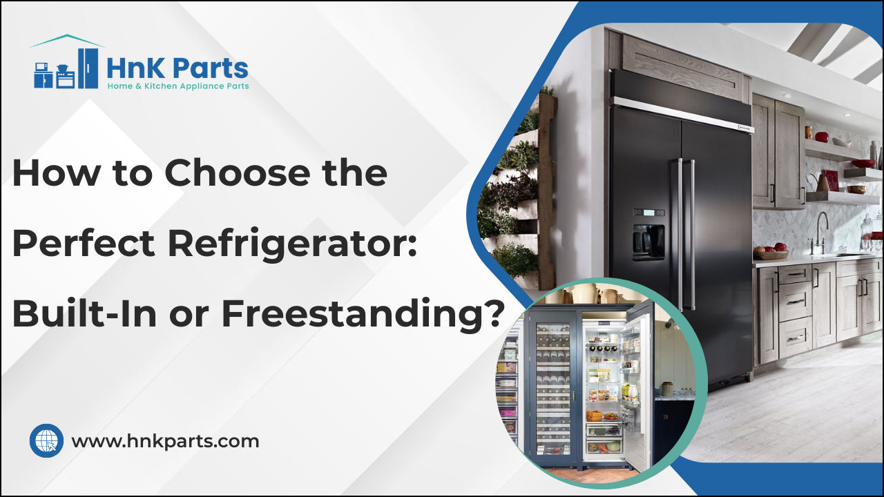 How to Choose the Perfect Refrigerator: Built-In or Freestanding?-HnKParts