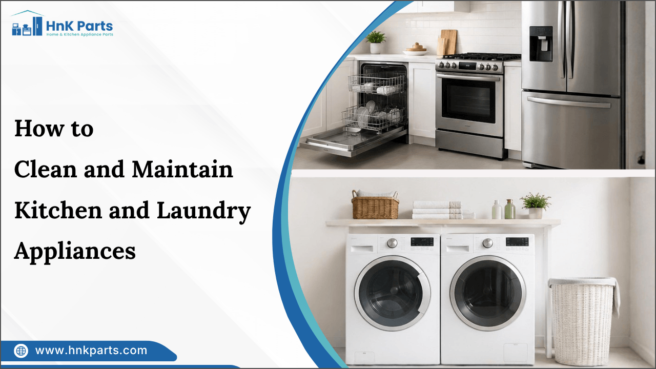  How to Clean and Maintain Kitchen and Laundry Appliances-HnKParts